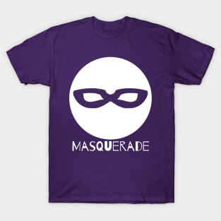 White Mask - Masquerade T-Shirt